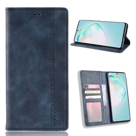 Bofink Vintage Samsung Galaxy S10 Lite leather etui - Blå