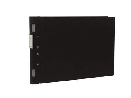 KEBA Gaffelpärm ergo LA3 40mm svart/svart - Lyreco - Kontorsmaterial - Pärmar och register - Gaffelpärmar i plast