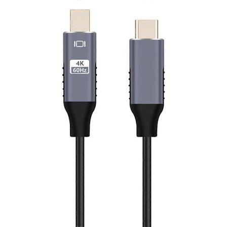 USB-C til Mini DisplayPort-kabel, USB Type C til Mini DP-ledning 4K-adapterkabel
