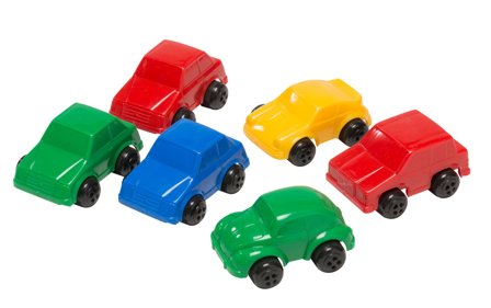 Bilar 7cm sorterade färger - Lyreco - Skola och förskola - Lekmaterial - Leksaksbilar