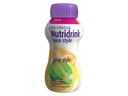 Nutridrink Jucy Næringsdrikk, Tropisk, 4x200 ml
