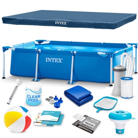 Ram trädgårdspool 300 x 200 x 75 cm 15 i 1 INTEX 28272