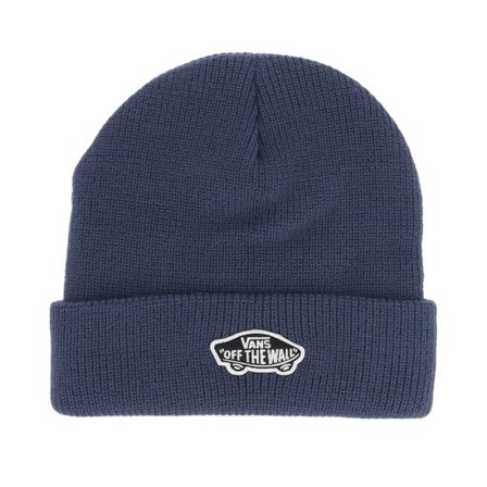 Vans - Blå cuff Beanie - Classic Beanie Mountain Ess D.twilight Cuff @ Hatstore