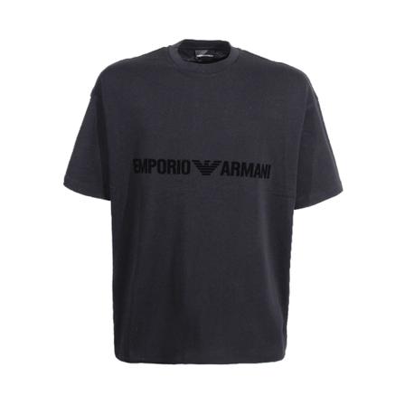 Emporio Armani T-Shirts , Grijs , Heren , Maat: L
