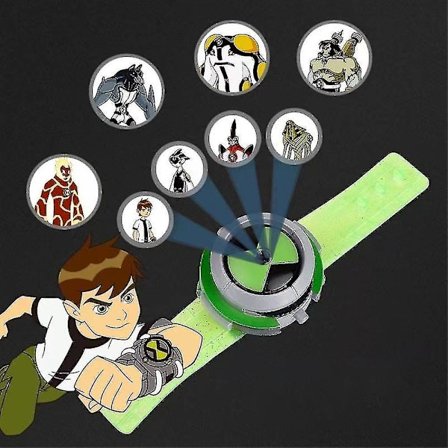 Ben 10 Kellolelut Ben 10 Omnitrix Kello Lapsille Ben Ten Projektorikello Pelit Toiminta
