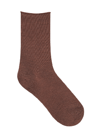 BleuForêt Ullsocka, roll-top Sockor Dam Brun 39/41