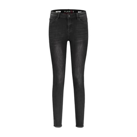 Florez, Florez - Bobbi Slim Fit - Dark Secret Zwart, Dames, Maat:W34