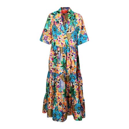 La DoubleJ, Midi Dresses Niebieski, Kobieta, Rozmiar: S