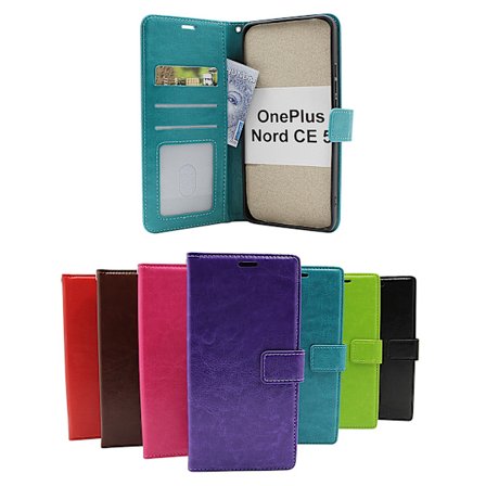 Crazy Horse OnePlus Nord CE5 (CPH2719) Plånboksfodral