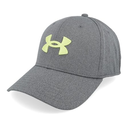 Under Armour - Grijs flexfit Cap - Blitzing Castlerock Flexfit @ Hatstore