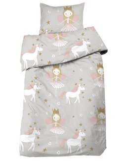 Sengetøysett Nellie 2-deler Grå