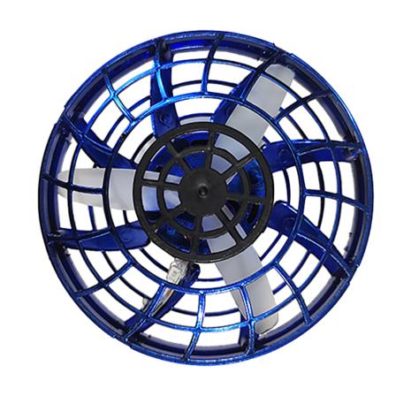 Lentävä pyörivä helppo pelata kevyt käsikäyttöinen lennokit lentävät UFO-lelu lapset lahja sisä- ja ulkokäyttöön sininen