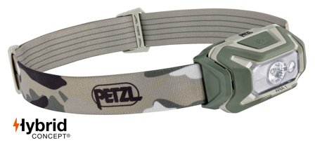 Petzl ARIA 1 RGB Pandelampe Nærbelysning og grundlæggende brug Kamouflage, Belysning