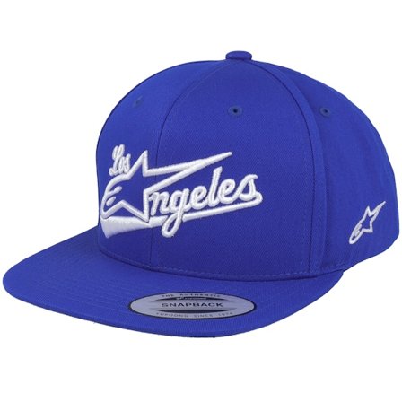 Alpinestars - Sininen snapback Lippis - Los Angeles Hat Blue/White Snapback @ Hatstore