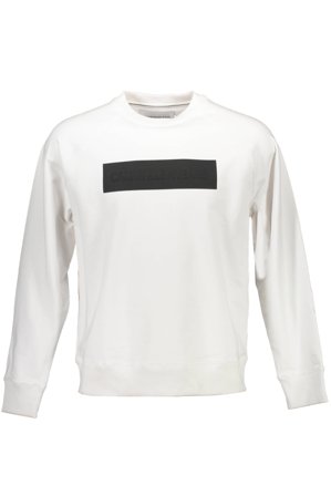 Calvin Klein Felpa Senza Zip Uomo Bianco