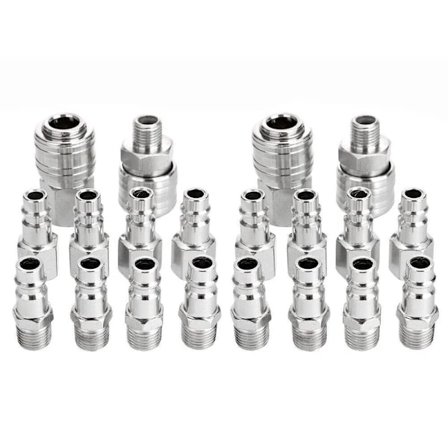 10/20 stk Luftledningskobling Slange Luftkompressor Tilkobling 20 STK 20 stk