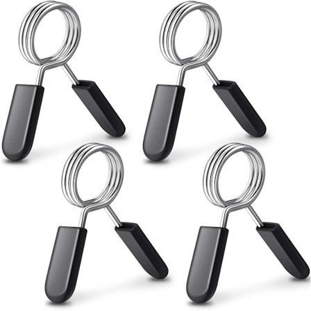 4 stk. Stål Dumbbell Fjærklips Låser Dumbbell