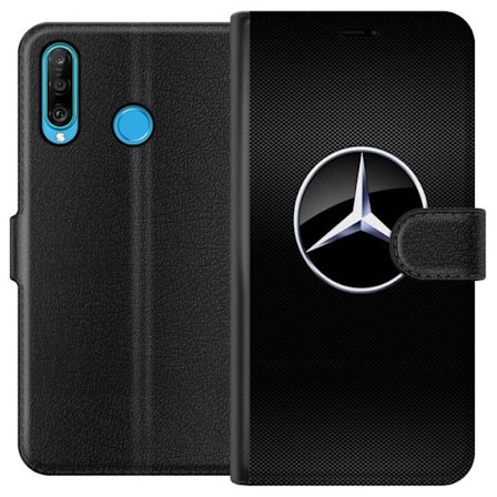 Kompatibelt Plånboksfodral till Huawei Huawei P30 lite Mercedes