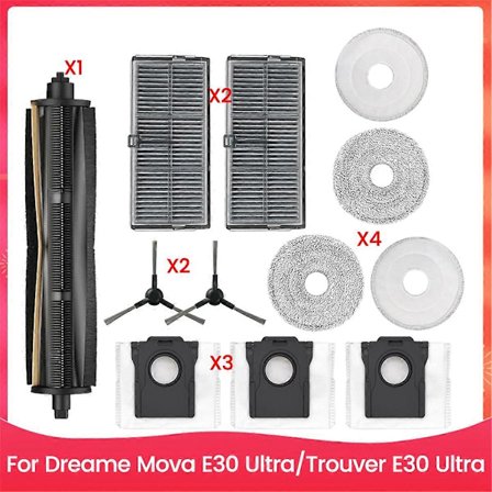 För Dreame Mova E30 Ultra Trouver E30 Ultra Dammsugare Delar