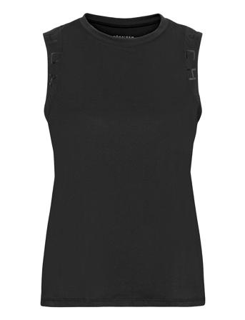 Kay Singlet T-shirts & Tops Sleeveless Svart Röhnisch*Betinget Tilbud