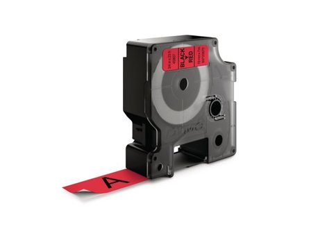 Dymo Tape D1 19mm svart på röd - Lyreco - Kontorsmaskiner - Märkmaskiner och tape - Tape - Dymo D1