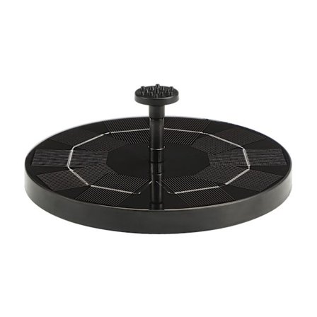 Solcelledrevet damfontæne med solpanel 3,5W 1500mAh indbygget batteri flydende solvandpumpe fontænepumpe med 6 fontænestile