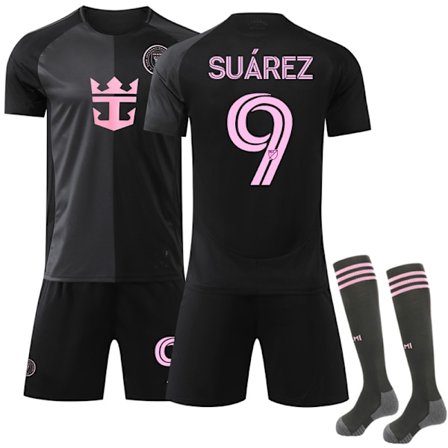 2526 Miami udebane Suarez fodboldtrøje med sokker