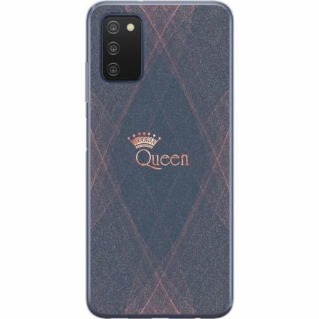 Samsung Galaxy A03s Genomskinligt Skal Queen