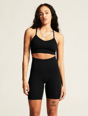 Craft Collective Rib Strap Sports Bra W - Black - XS/S