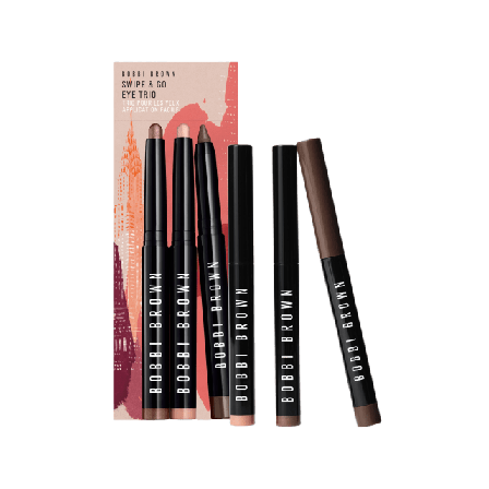 Bobbi Brown Swipe & Go Eye Trio Ögonskuggor Dam 1 PCS
