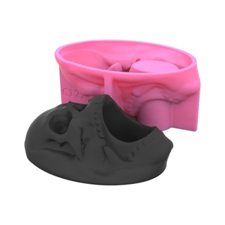 Skallehuvud Planterform Skelett Pennhållare Behållare Form DIY Succulent Kruka