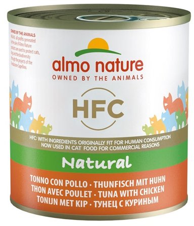 Almo Nature HFC Natural Cibo Umido Tonno Con Pollo Per Gatti