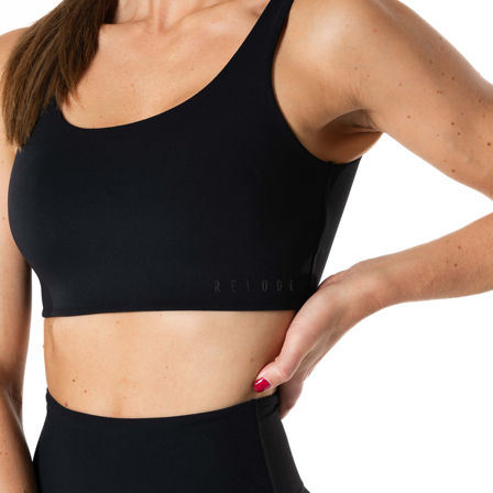 Relode Clean Sport-BH Medium Support Svart