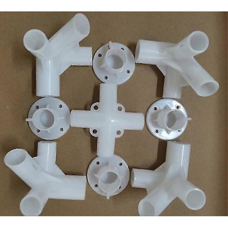 Reservdelar för paviljongbeslag 4-vägs mittanslutningar för 3x3m Gazebo Markis Tältfötter Gazebo Ersättningstillbehör