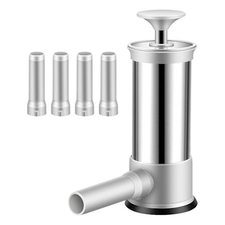 [14Y] Pølsestopper med 4 forskjellige størrelser fyllerør, hjemmelaget pølsemaker, 100% NY