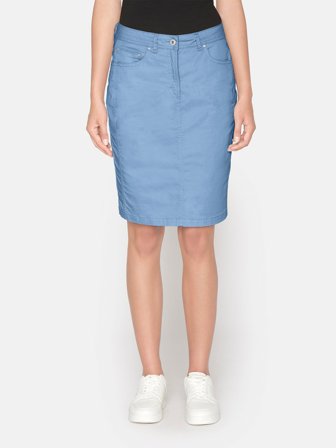 BRANDTEX - Nederdel - Lyseblå