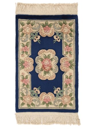 Oriental China 90 Line Rug 60X90 Orange/Black Wool, China