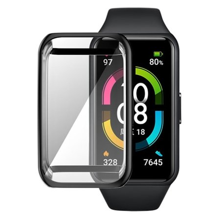 Honor Band 6 yksinkertainen TPU-suojus - Musta