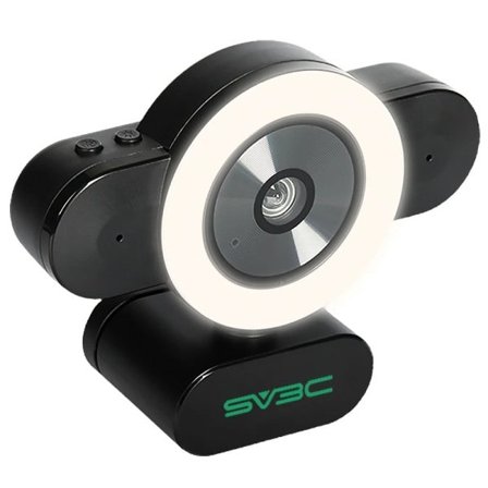 Webcam Med Mikrofon Til PC, 4MP USB Lys Computer Kamera