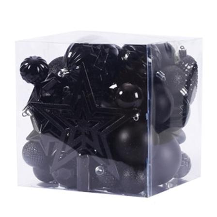 Shatterproof julgranskulor set presentförpackning för