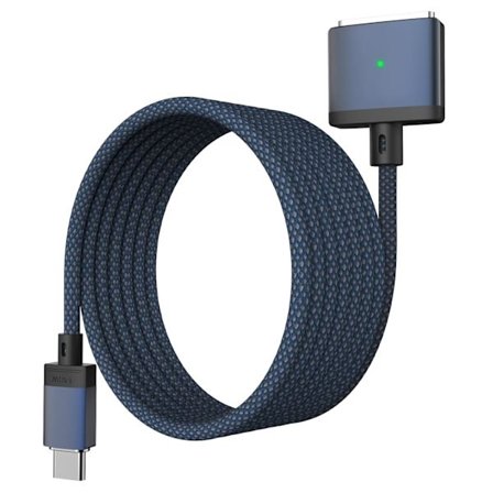 USB-C - Magneettinen 3 -kaapeli, yhteensopiva Magsafe-latauskaapelin kanssa M4 14” 16” MacBook Pro 2024 M3 Pro & Max, MacBook Air 2022 M2, Pro 2023 M2
