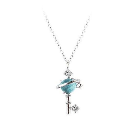 4 Stk Planet Halskjede Clavicular Chain NØKKEL