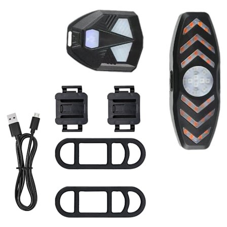 Lysstærk LED Cykel Advarselslys Genopladelig Sikkerheds Cykelbaglygte til Sikker Cykling Udendørs Aktivitet