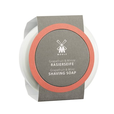 Mühle Shaving Barbersæbe i Skål Grapefrugt & Mint, Mænd, Barbering, Skum, Sprit & Gel