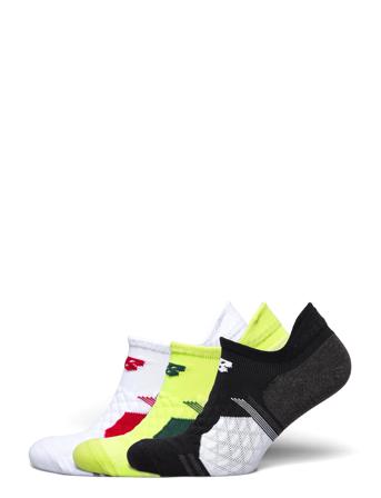 Running No Show Tab 3 Pack Lingerie Socks Footies/Ankle Socks Multi/mønstret New Balance*Betinget Tilbud