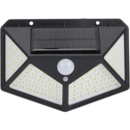 Utendørs belysningssystem, ultra-kraftig solcelle vegglampe solsensor sikkerhetslys for uteplass gjerde, gårdsplass, hage, garasje, trapp - Snngv