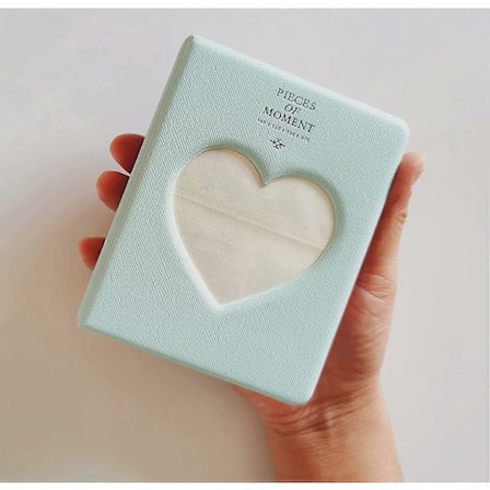 Mini Polaroid Fotoalbum Bok för Fujifilm Instax Mini 11 7s 8 8+ 9 25 26 50s 70 Film - Fotokortfickor Bok (3 tum, 64 Fack, Klar)