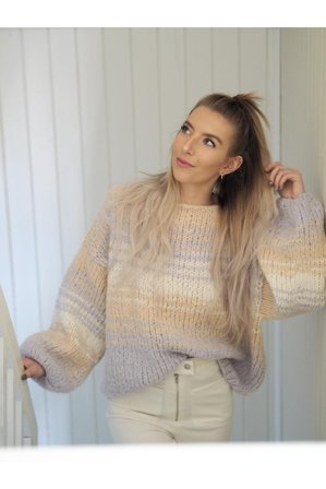 Knit Norway Chunky Comfy Sweater Oppskrift PDF