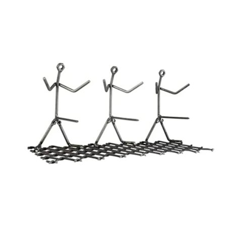 Rolig pølsestativholder Bærbar grill for varm pølse Jernrist Grillstativ Allsidig stekestativ Stativ Grill BBQ-verktøy Kjøkkengrillstativ