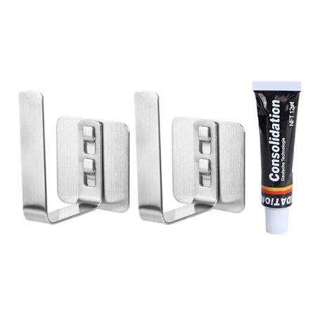 Vægmonteret skærebræt og grydelåg opbevaringsstativ 2 stk